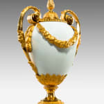 George III Opaque Glass Ormolu-Mounted Vase by Matthew Boulton