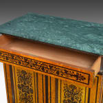 Pair of marquetry cabinets by George Bullock