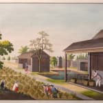 Coulborn antique gouache A Set of 12 Chinese Trade Pictures – depicting the growing, harvesting and processing of tea