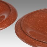 Pair of Swedish Porphyry Tazze
