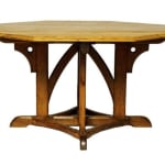 Edward Welby Pugin, Octagonal library table, c.1865