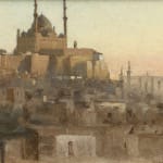 William Heath Wilson, A view of Cairo looking towards the Citadel Mosque of Mohammed Ali