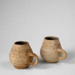 Waistel Cooper, A pair of barrel mugs, 1970s
