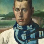 James McIntosh Patrick OBE RSA, The Striped Scarf , 1932