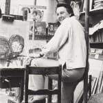 Oscar Marzaroli, Joan Eardley in her Townhead studio, 1962