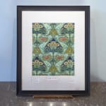 Frederick Burrows, Design for silk for the National Competition, 1902