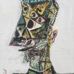 John Byrne RSA, Skinny self portrait