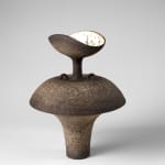 Waistel Cooper, Sculptural dual-form vase, 1960s