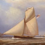 William Clark of Greenock, Yachts off the coast