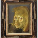 John Byrne RSA, Yellow face self portrait