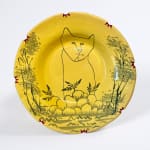Hylton Nel, Pair of Cat in the Garden' dishes, (4), (6), 2010