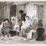 Thomas Faed RA ARSA, From dawn to sunset, first thoughts, c.1860