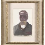 John Byrne RSA, Double Self Portrait II - Looking Back Series