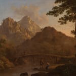 John Knox, Mountains and wooden bridge in the Trossachs