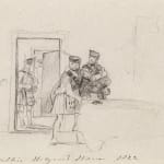 Sir David Wilkie RA HRSA, A sketch for 'The Chelsea Pensioners reading the Waterloo Dispatch'
