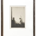 James McBey, Artist and Model (self-portrait), 1925