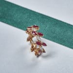 Terzihan, Kameleona: The Ruby Parrot Ring w/Sapphire Limited Edition