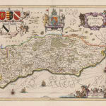 John Ogilby, The Road from Hereford to Leicester, 1698
