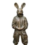 Carol Cauldwell, Rabbits Dandelion, 2020