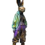 Carol Cauldwell, Rabbits Dandelion, 2020