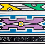 Esther Mahlangu, Ndebele Abstract, 2023