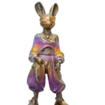 Carol Cauldwell, Rabbits Dandelion, 2020