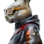 Carol Cauldwell, Rabbits Dandelion, 2020