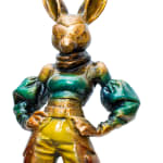 Carol Cauldwell, Rabbits Dandelion, 2020