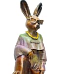 Carol Cauldwell, Rabbits Dandelion, 2020