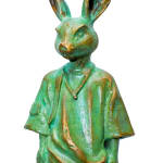 Carol Cauldwell, Rabbits Dandelion, 2020
