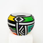 Esther Mahlangu, Ndebele Abstract, 2024