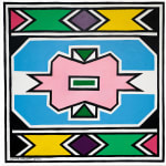 Esther Mahlangu, Ndebele Abstract, 2024