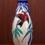 Charles Catteau, Untitled, (vase with three birds, for Boch Frères Keramis), 1929