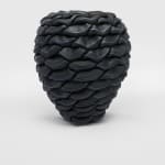 Steven Edwards, Banded Black Convex Fold IV, 2023