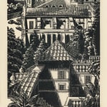 Anne Desmet RA, Roma dal Aventino, print