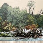 Josefa Cordua, Logs, oil on canvas