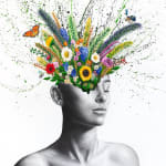 The Garden Girl (Hand Embellished Giclée)