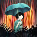 Jordi Ribes, PRINCESS WITH UMBRELLA (MODEL 2), 2021