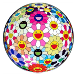 Takashi Murakami, Flowerball Pink, 2011