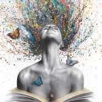 Ashvin Harrison, Lunar Lion (Giclée), 2024