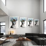 Ashvin Harrison, Lunar Lion (Giclée), 2024
