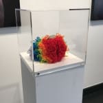 Pierre le Riche, Untitled I (pride mask in rainbow colours), 2020