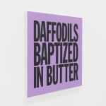 John Giorno, WATERLILLIES SUCKING MUD, 2017