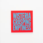 John Giorno, WATERLILLIES SUCKING MUD, 2017
