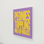 John Giorno, WATERLILLIES SUCKING MUD, 2017