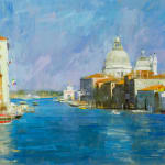 Jack Morrocco, The Boating Lake, Borghese Gardens, Rome