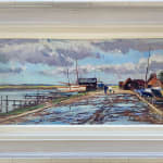 Andrew King ROI NS EAGMA IEA, Morning Light, from the footpath, Slaughden