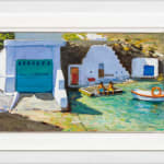Andrew Macara RBA NEAC, Fishermen's Huts, Milos, Greek Islands