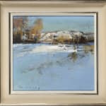 Fred Cuming RA, Winter Landscape, Willows Edition 6 of 75, 2009