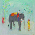 Ann Shrager NEAC, Grey Horse and Boy